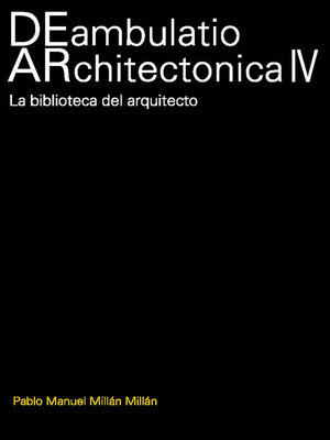 cover image of DEambulatio ARchitectonica IV